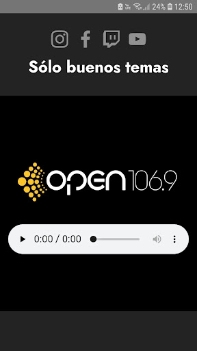 Android application Open Radio 106.9 screenshort