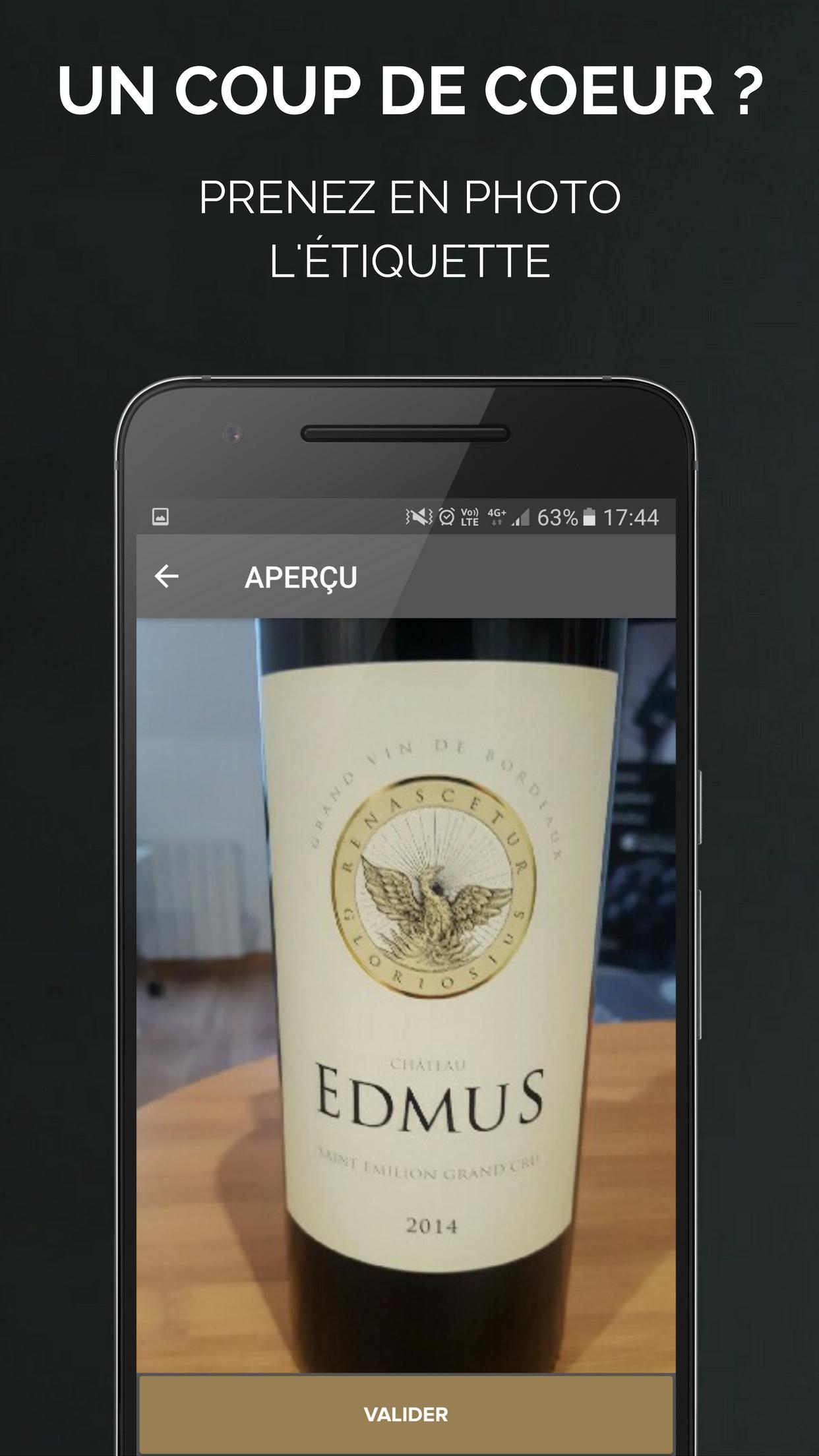 Android application Wine On Demand screenshort