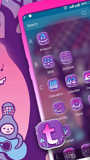 Music Lover Launcher Theme Screen 3