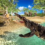 Cover Image of डाउनलोड Angry crocodile beach attack  APK