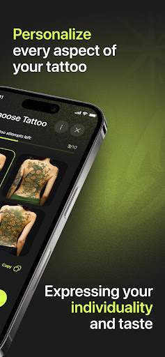 Screenshot of Ta2 - AI Tattoo Generator