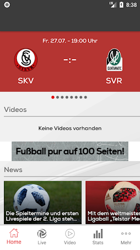 Android application 2. Liga screenshort
