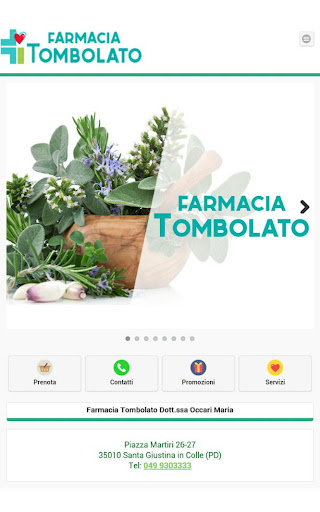 Farmacia Tombolato Screen 2