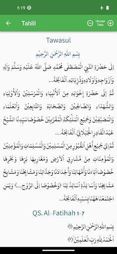 Yasin Tahlil Istighosah NU Screen 3