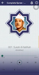 AbdulBasit Complete Mp3 Quran