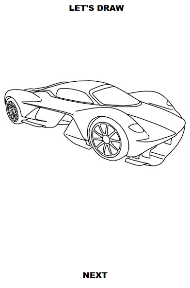 Draw Cars: Hypercar