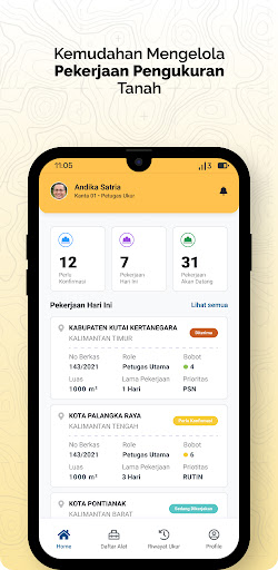 Android application SIAP UKUR screenshort