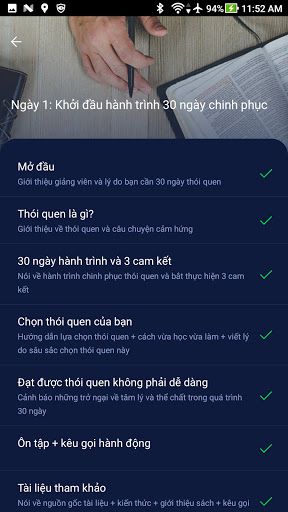30 Ngày Thói quen Screen 3
