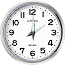 Clock save battery, time, alar