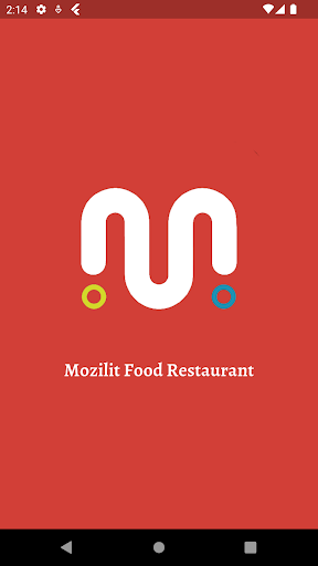 Android application Mozilit Food Restaurant screenshort
