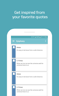 Epiphany - quotes lock screen Screenshot