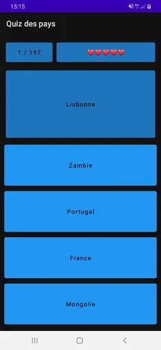 Quiz des pays - Screenshot 3