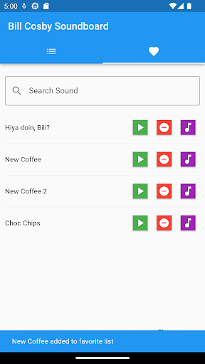 Bill Cosby Soundboard Screen 2
