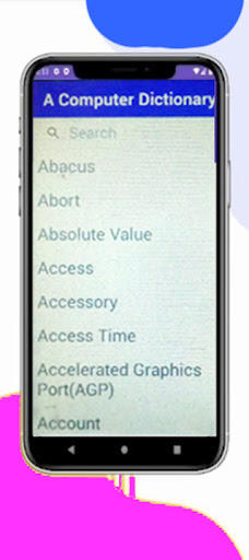 A Computer Dictionary Screen 2