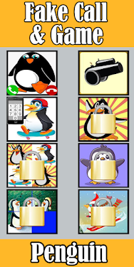 #2. Fake Call Penguin Game (Android) By: Celebrity Next Door