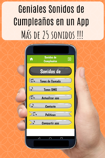 Android application Sonidos para Cumpleaños. screenshort
