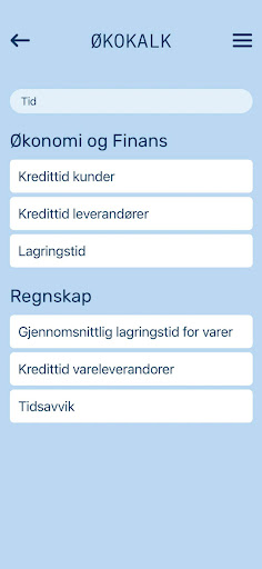 ØkoKalk Screen 2