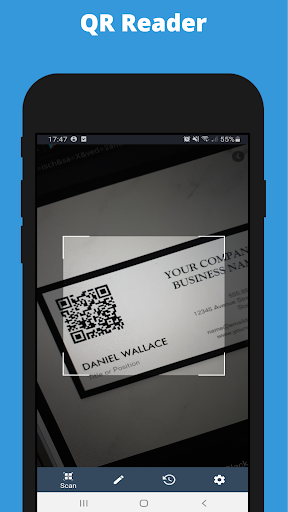 Android application QR Reader & QR Code Generator screenshort