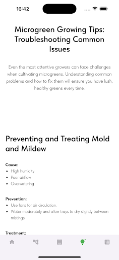 Home Cultivating Microgreens