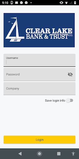 Android application CLB&T Business Mobile Deposit screenshort