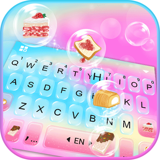 Colorful Bubbles Keyboard Them  Icon