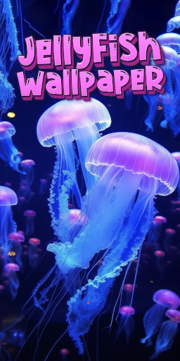 Android application jellyfish wallpaper screenshort