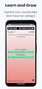 FabVocab: Word Puzzle Game