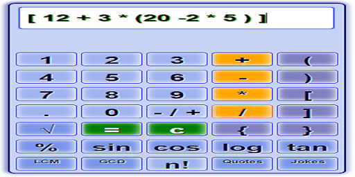 Calculator Parentheses ( ) [ ]