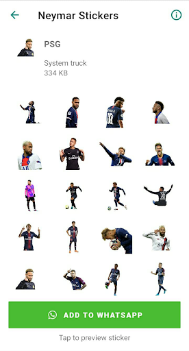 Neymar Stickers Screen 2