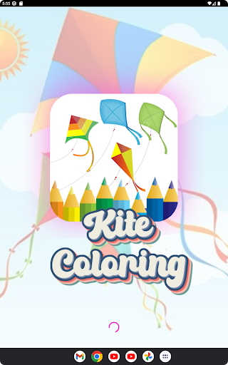 Android application Kites Coloring screenshort