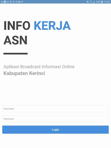 Pesan Broadcash ASN Screen 2