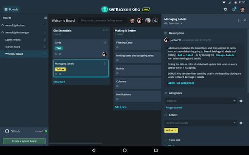Gitkraken boards download