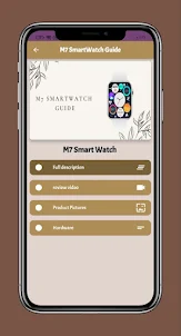 M7 SmartWatch Guide