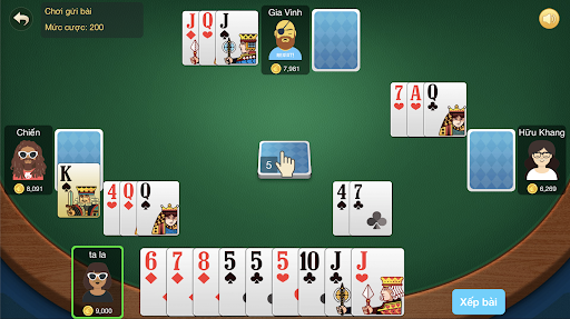 Phỏm - Tá Lả - Tú Lơ Khơ screenshot 2