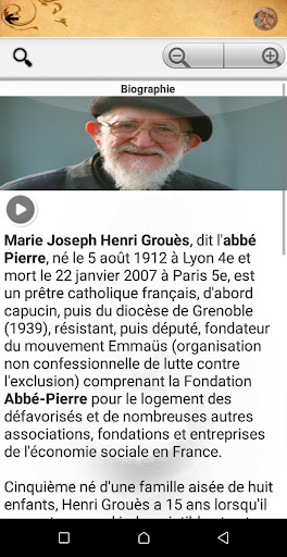 Abbé Pierre : Citations Screen 3
