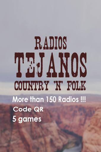Radios country tejano and folk