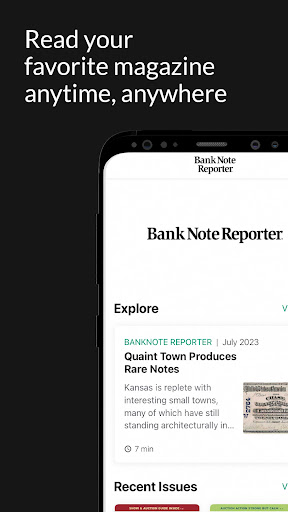 Banknote Reporter Screen 2