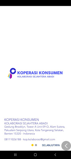 Koperasi Kolaborasi Screen 2