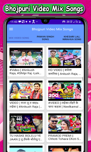 Android application Bhojpuri Video Songs HD 2023 screenshort