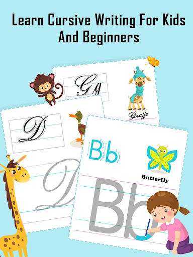 Kids Learn Cursive ABC Writing Screenshot 3 - AppWisp.com