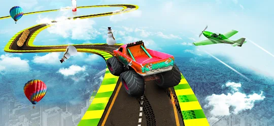 3D Monster Truck Stunt Game