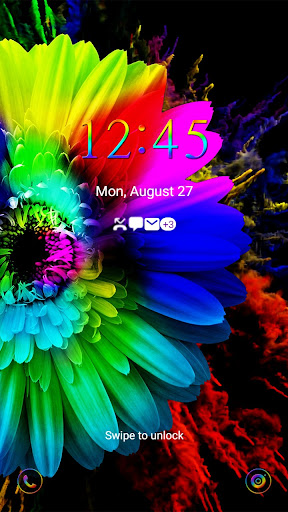 Colorful Gerbera - Wallpaper Screen 2
