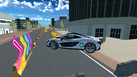 Police Car Parking Games 3D
