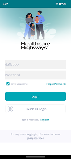 Android application MyHCH screenshort