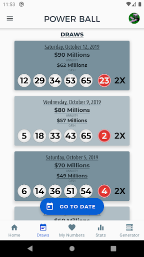 Mega Power Lotto Screen 2