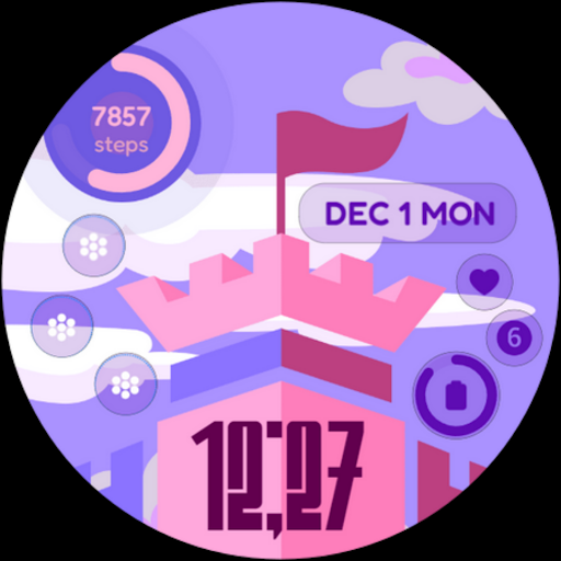 Crimson Keep Watch Face