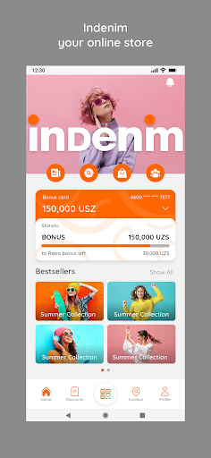 Android application Indenim screenshort