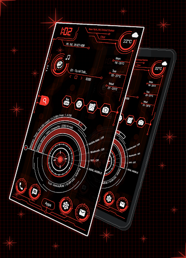 Screenshot of Hi-tech launcher 2025