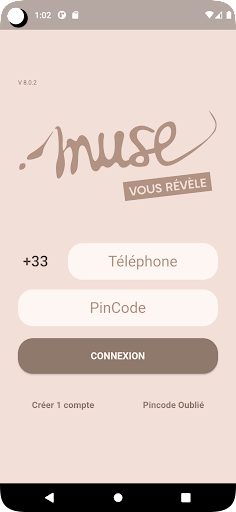 Android application Muse Privilèges screenshort