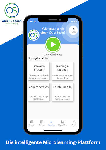 Android application QuickSpeech screenshort